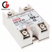 3-32V DC to AC 24-380V 50A 250V SSR-50DA Solid State Relay Module Current 3-25mA