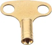 ETHZZLE Radiator Valve Key Lightweight Metal Plumbing Tool for Easy Exhaust Valve Operation Plumbing Key for Home Maintenance Design for DIY Projects