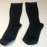 BLU HORN Knee High Compression Socks 15-20 mmHg - Everyday Use Black Size 4XL