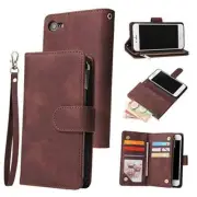 Wallet Case for iPhone SE iPhone SE3 5G/iPhone 7/iPhone 8/iPhone SE2 Coffee