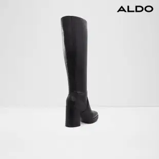 【ALDO】EQUINE-嚴選俐落極簡時尚長靴-女靴(黑色)