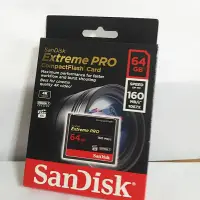 在飛比找蝦皮購物優惠-現貨實拍 SanDisk Extreme Pro CF 64