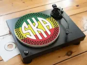 SKA Felt Turntable Turntable Slipmat Skinhead Rocksteady Reggae Jamaica OI!