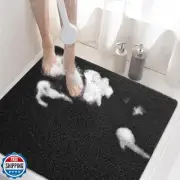 HITSLAM Square Shower Mat Non Slip, Bath Tub Mat for Textured Surface, Soft P