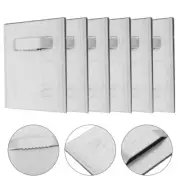 6 Sets Adhesive Wall Hooks Picture Wall Hangers Plate Hangers Flat Panel Hangers