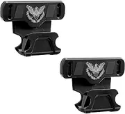 Sgorlds Magnetic Car Gun Mount, Gun Holder Rack with Safety Trigger Guard Protection, Easy Conceal in Vehicle, Truck, Safes, Walls, Heavy Duty Car (2Pack Olive Gun Mount)