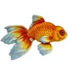 Hansa Gold Fish Veil Tail soft plush toy 13"/34cm