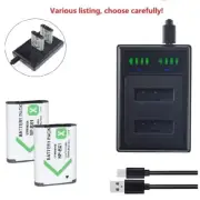 NP-BX1 Battery or charger for Sony Cyber-Shot DSC-RX100 III NP-BX1/M8 Vlog ZV1