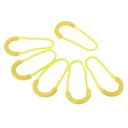 Zipper Pulls Extension Handle Cord, 20 Pack Plastic U-Shape Extender, Yellow