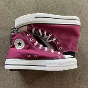 Converse Women's Chuck Taylor All Star Lift Berry Platform Sneaker Shoes Size 10
