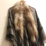 GUCCI狐貍毛圍巾