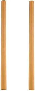[YANTALHKBHDAU] 4 Pieces/Set of Bamboo Stalks Reusable Straw 23 cm Natural Organic Bamboo Straw for Party Birthday Wedding Bar Tools Kitchen Drinkware Supplies (Color : 2Pcs)