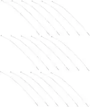 1900Pcs Clothing Price Tag String with Fasteners Label Security Loops for Garment Accessories Craft Showing Hanger Ropes for Retail Display