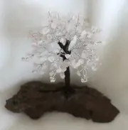 Crystal Gemstone Rose Quartz Tree of Life 160 Rose Quartz Stones