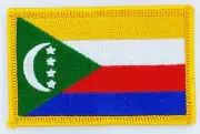 COMOROS COMORAN FLAG PATCHES backpack PATCH BADGE IRON ON NEW EMBROIDERED