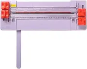 4in1 Trimmer Rotary Cutter 23cm Cut Length for A3 A4 Width Desktop Cutting with Auxiliary Rulers for Straight, Dotted, Crease Lines Craft Photos