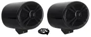 (2) Rockville 6x9" 1000w 360° Swivel Black Aluminum Surface Mount Boat Speakers