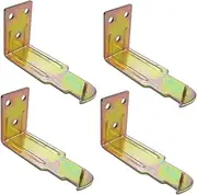 TEHAUX 4Pcs Heavy Duty Fire Extinguisher Bracket Durable Mounting Hooks for Home Office Easy Installation Fire Extinguisher Holder Sleek Design for Modern Spaces