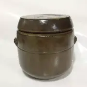 2kg Pottery Porcelain Jar Pot Food Container for fermentation, Yogurt, Onggi