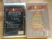 100 Regular Comic Book Poly Bags with Silver Age Backing Boards