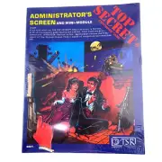 Administrator's Screen & Mini-Module Top Secret Espionage Game TSR 6601 Sealed