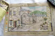 Unworked SEMCO TAPESTRY CANVAS Kinetic Needlecraft YORKSHIRE DALES No threads