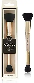 Spectrum The Buff & Blend Dual-Ended Makeup Brush | D11 Foundation & Concealer Duo for Custom Coverage & Precision | Vegan & Cruelty-Free
