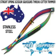 Straight Spring Thread CutterTrimmer Squissors Sewing Embroidery Craft Scissors
