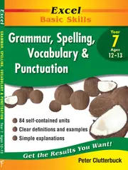 Excel Basic Skills: Grammar, Spelling, Vocabulary & Punctuation Year 7