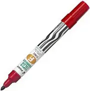 Pilot 1.0mm Bullet Tip Permanent Marker, Red, (SCA-F-R) - Pack of 12