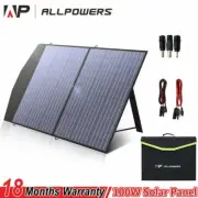 ALLPOWERS 300W Portable Power Station with 100W Foldable Solar Panel Kit
