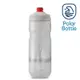 【Polar Bottle】20oz 雙層保冷噴射水壺 RIDGE 白-銀