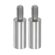2pcs Dial Digital Indicator Extension Stem Rod 4.5mm Dia M2.5 Thread HSS 10mm