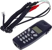 KALLORY LCD Display Corded Telephone Tester Easy to Use Desktop Phone for Hotel Office Stylish Reliable Landline Phone with Ringer Volume Practical for Personal Professional Use