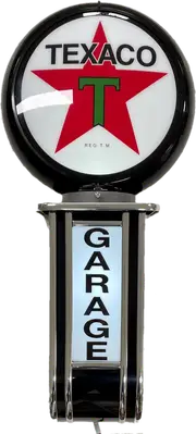 Massive TEXACO Fuel Oil GARAGE Wall Sign Led Bar Lighting Light