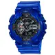 【CASIO】G-SHOCK 透明海水藍 大錶徑雙顯運動錶 GA-110CR-2A 台灣卡西歐公司貨