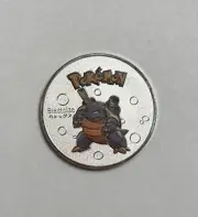 NEW Pokemon Blastoise Premium High Quality collectible Metal Silver Coin M/NM