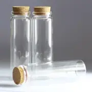 Wishing bottles Borosilicate Glass bottles 5-30 pieces Lots 37x120mm Jars 90ml