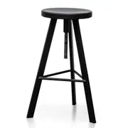 Marcia Steel Bar Stool - Black