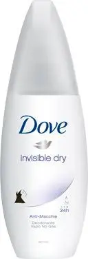 Dove Vapo Invisible Dry Deodorant Without Alcohol Anti-Stain 75 Ml