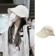 Plain Sun Hat Beige - M