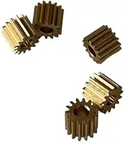piccoli ingranaggi elettrici, 10pcs Gears 0.3M 14T Small Copper Gear 1.98 2mm Hole Diameter for Toys Car RC Aircraft Gear G-S