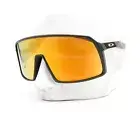 Oakley Sutro Shield Sunglasses OO9406-0537 Matte Carbon Prizm 24K Gold w/case