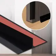 Silicone T-Shaped Peel and Stick Shower Door Draft Stopper Seal Strip, 20Ft