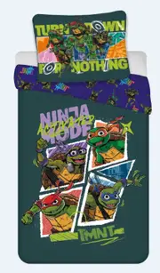 Nickelodeon Teenage Mutant Ninja Turtles Kids Quilt Cover Set - Toddler Bed