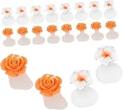 DONFAMDS 16pcs Silicone Toe Separators for Pedicure Soft and Reusable Toe Dividers for Nail Art Comfortable and Washable Pedicure Supplies for Home and Salon Use