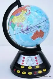 World Atlas Interactive Globe Learning Smart Educational Toy Excalibur EI-BE129