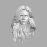 Yennefer Witcher 3 custom head for Marvel Legends & other action figure