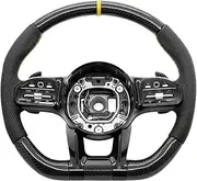 Carbon Fiber Steering Wheel Compatible With Benz CL GL GLB GLA GLC W166 W177 W205 W212 W213 W222 W447 C63S C200 S550 E53 ACE Class(Carbon Fiber Heating)