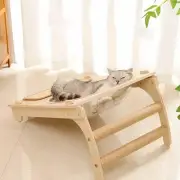 Wooden Cat Scratcher and Lounge Anti-scratch Cat Climbing Frame Kitten